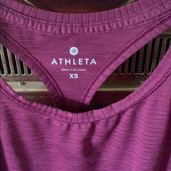 Athleta  Burgundy Tank Top XS - Picture 4 of 4